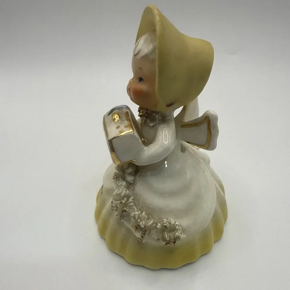 Vintage 1956 Napco August Birthday Gift Angel Girl Bell Belle 1307H HTF Sweet *